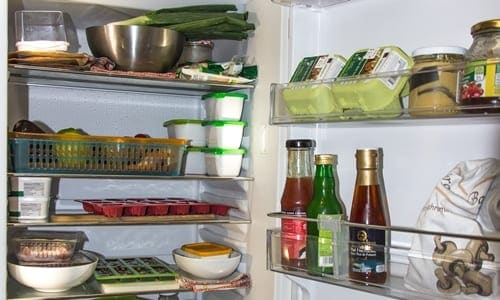geladeira organizada