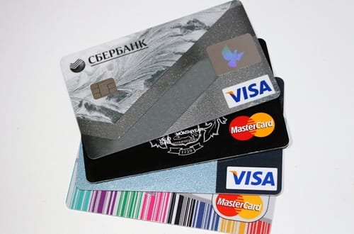 vários cartões de crédito juntos