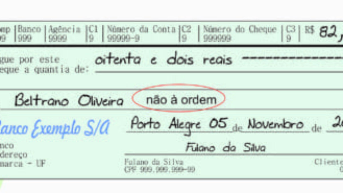 Pequenas Dicas de Português - RESPOSTA: Cheque é de banco. Pode