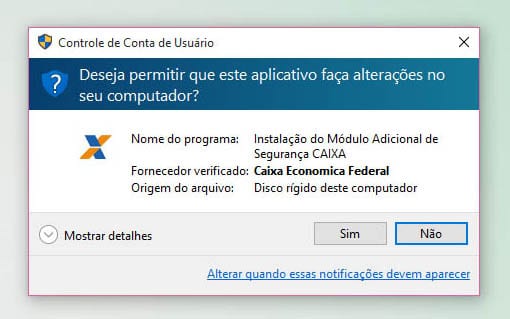 Contas de Usuários do Windows: Permitir Instalação