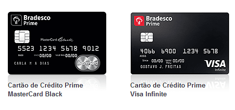 Cartões Bradesco Prime