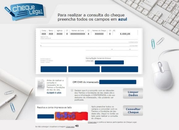 Como fazer consultas de cheques?