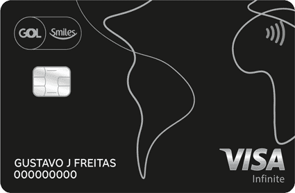 cartão de crédito Cartão de crédito Smiles Infinite Visa do Bradesco
