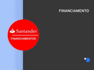 imagem personalizada com a logo do santander financiamentos ao centro