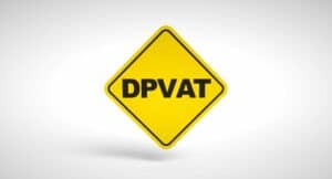 DPVAT, mandatory insurance tax for drivers in Brazil. Conceptual logo 