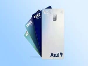 Imagem de cartões Azul Itaucard Visa Infinite representando promoção Azul Itaucard