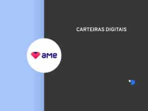 Imagem com a logomarca da Ame Digital