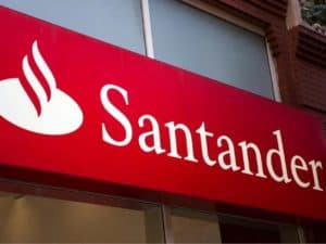 fachada do banco Santander