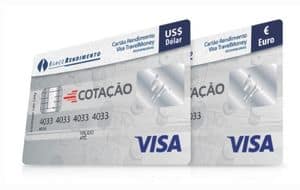 cartão de viagem Visa TravelMoney do Banco Rendimento