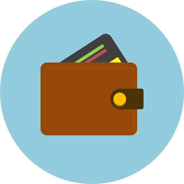 ícone de uma carteira