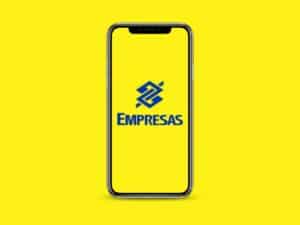 Logo do Banco do Brasil para empresas no celular