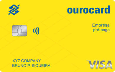 Cartão Ourocard Empresa (pré-pago) Visa
